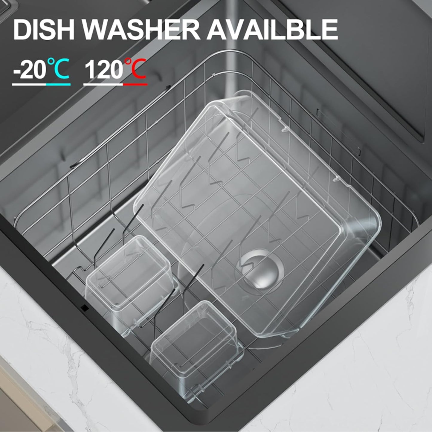 Finorder 6PC Airtight Food Storage Plastic Containers Meal Prep Containers Set With Lids BPA Free Stackable for Freezer Reusable Leftover Lunch Boxes Microwave Dishwasher Safe