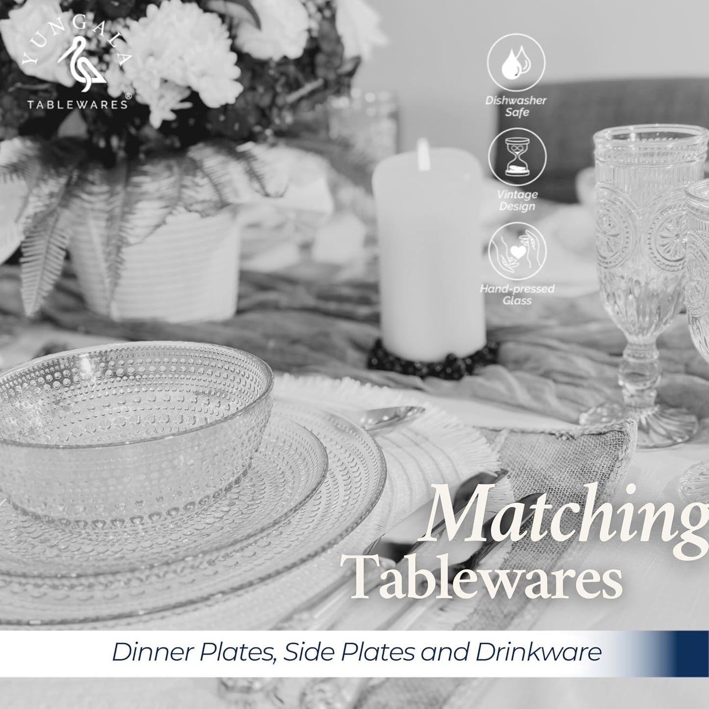 Yungala Clear Glass Bowl