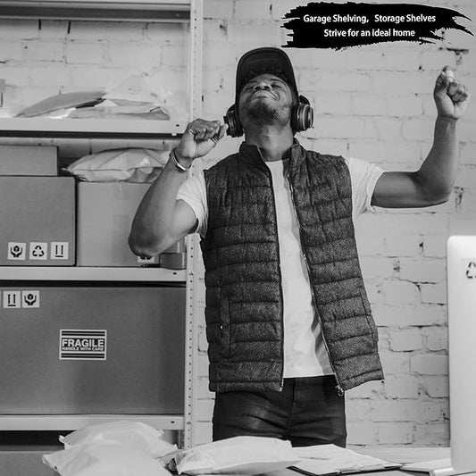 Storage Shelving Unit Heavy Duty Garage Shelves Metal Organizer Utility Rack for Kitchen Pantry Basement Pantry Warehouse Laundry Black 83" H x 55" W x 23.2" D 3000LBS 5-Tier