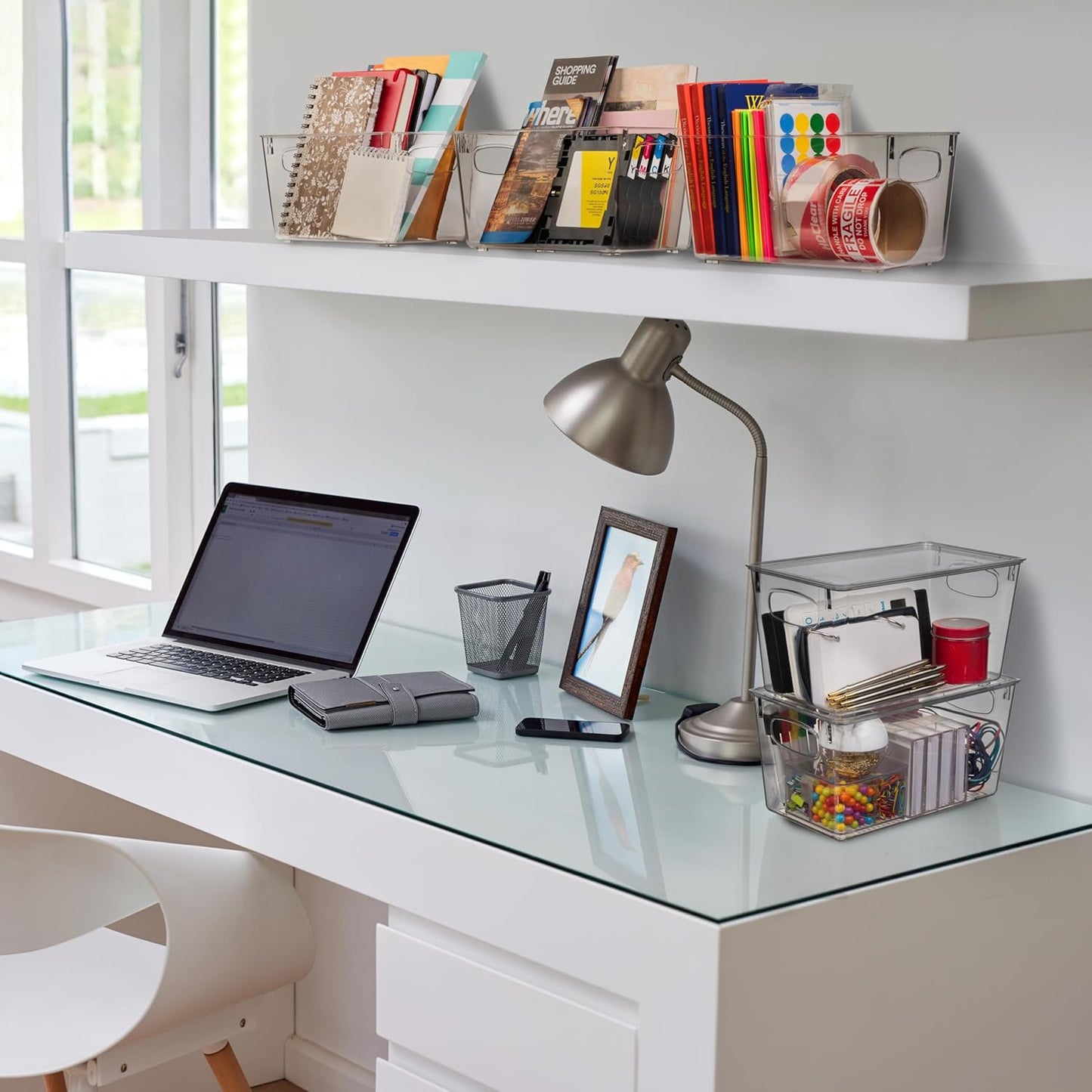 ClearSpace Plastic Pantry Organization and Storage Bins with Lids – Perfect Kitchen Organization or Kitchen Storage – Fridge Organizer, Refrigerator Organizer Bins, Cabinet Organizers