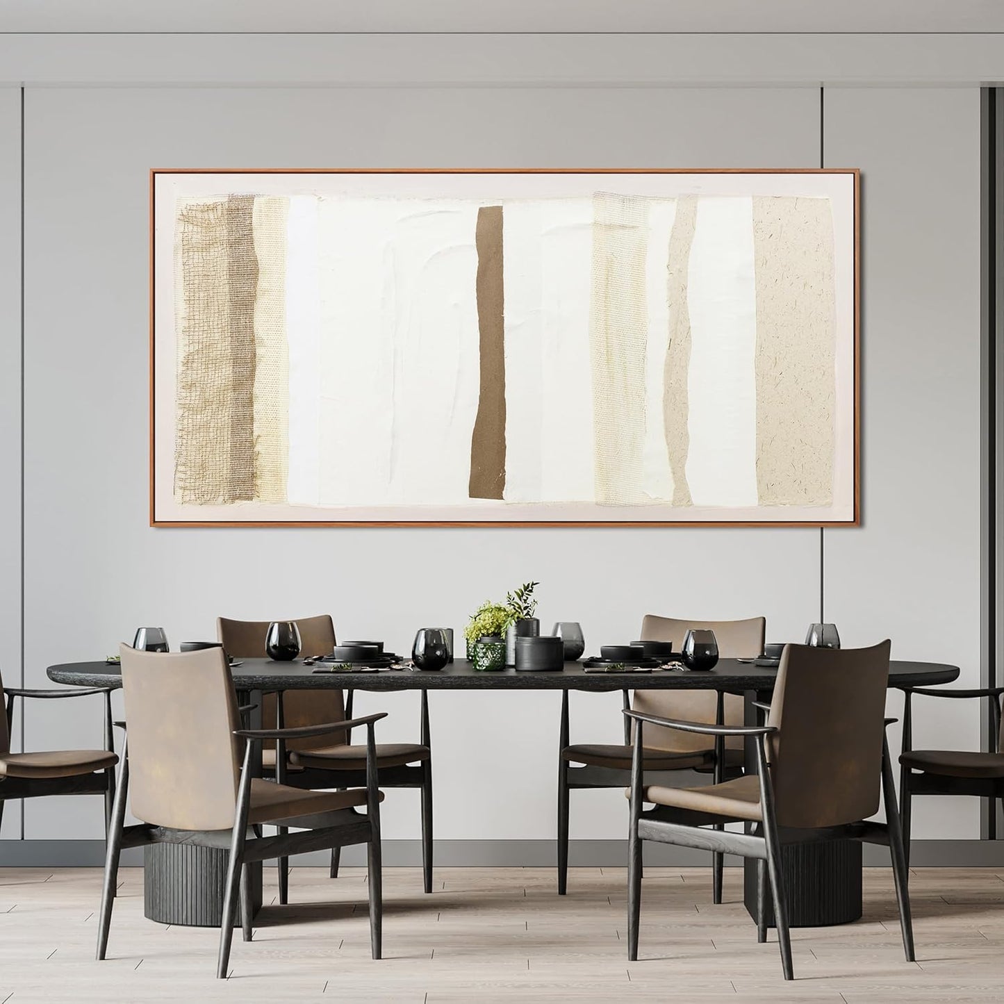 Abstract Canvas Wall Art Decor Wall Art Pictures for Living Room Large Framed Wall Art Prints Modern Boho Wall Art Decorations Canvas Art Wall Decor 29" X 58" Artwork for Walls Bedroom Office Decor