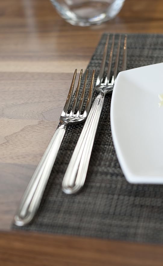 Fortessa Metropolitan 18/10 Stainless Steel Flatware 20 Piece Place Setting, Service for 4