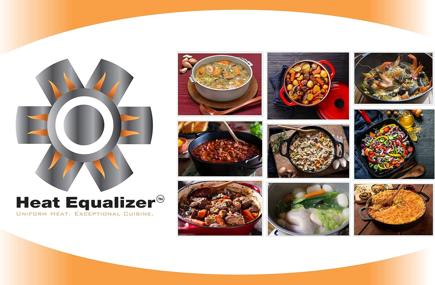 8 inch None Stick Copper finish Heat Equalizer-Heat Diffuser for Gas Stoves – Aluminum & Copper Alloy Hot Plate for Even Cooking-Burner Cover & Simmer Plate