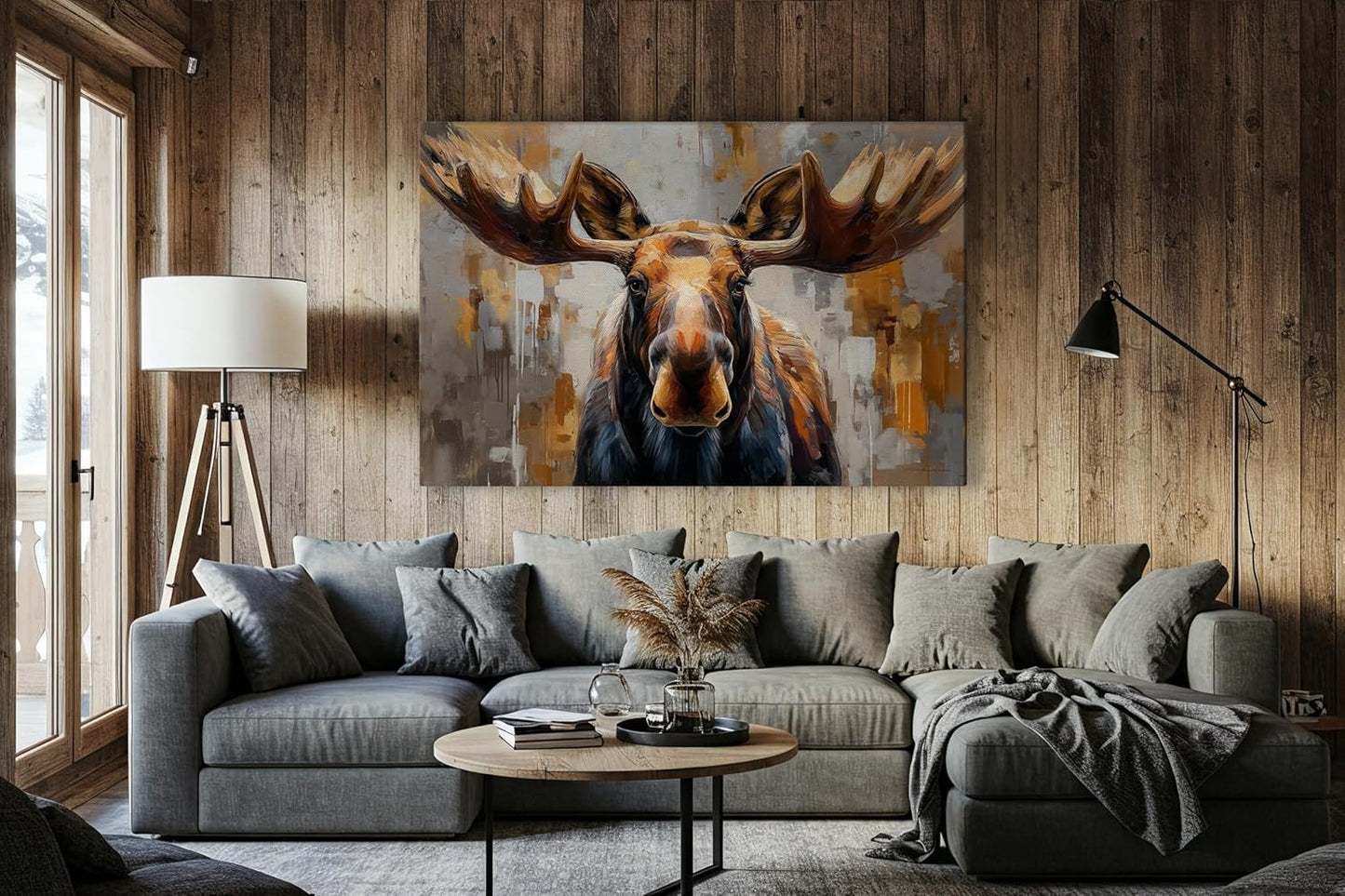 Wildlife Canvas Prints - Wild Animals Home Decor - Medium, Large, and Extra Large Wall Art for Living Room, Bathroom, Kitchen (The Forest King, 16L" x 24W")