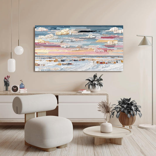Abstract Canvas Art Wall Decor Wall Pictures For Living Room Canvas Wall Art Decor Colorful Abstract Wall Art Prints Modern Landscape Wall Art Decor Art Work for Walls Bedroom Office Decor 20" X 40"