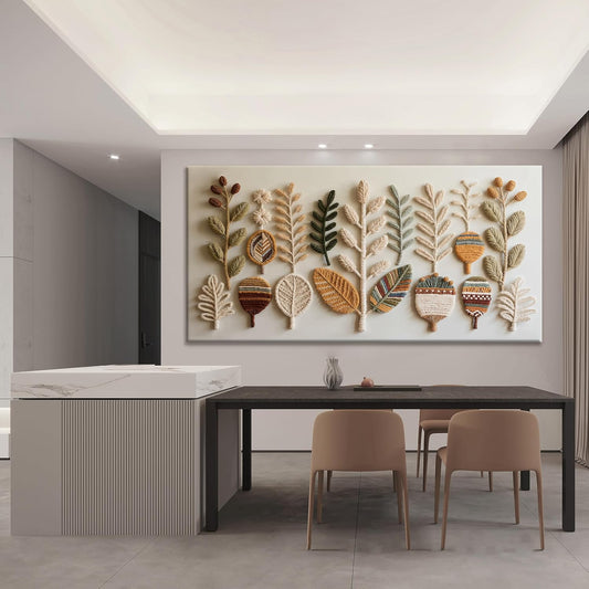 Tsomzxng Large Boho Wall Art For Living Room Abstract Wall Artwork Modern Canvas Art Wall Decor 29" X 58" Painting White Wall Art For Bedroom Hotel Office Apartment Home Decoration