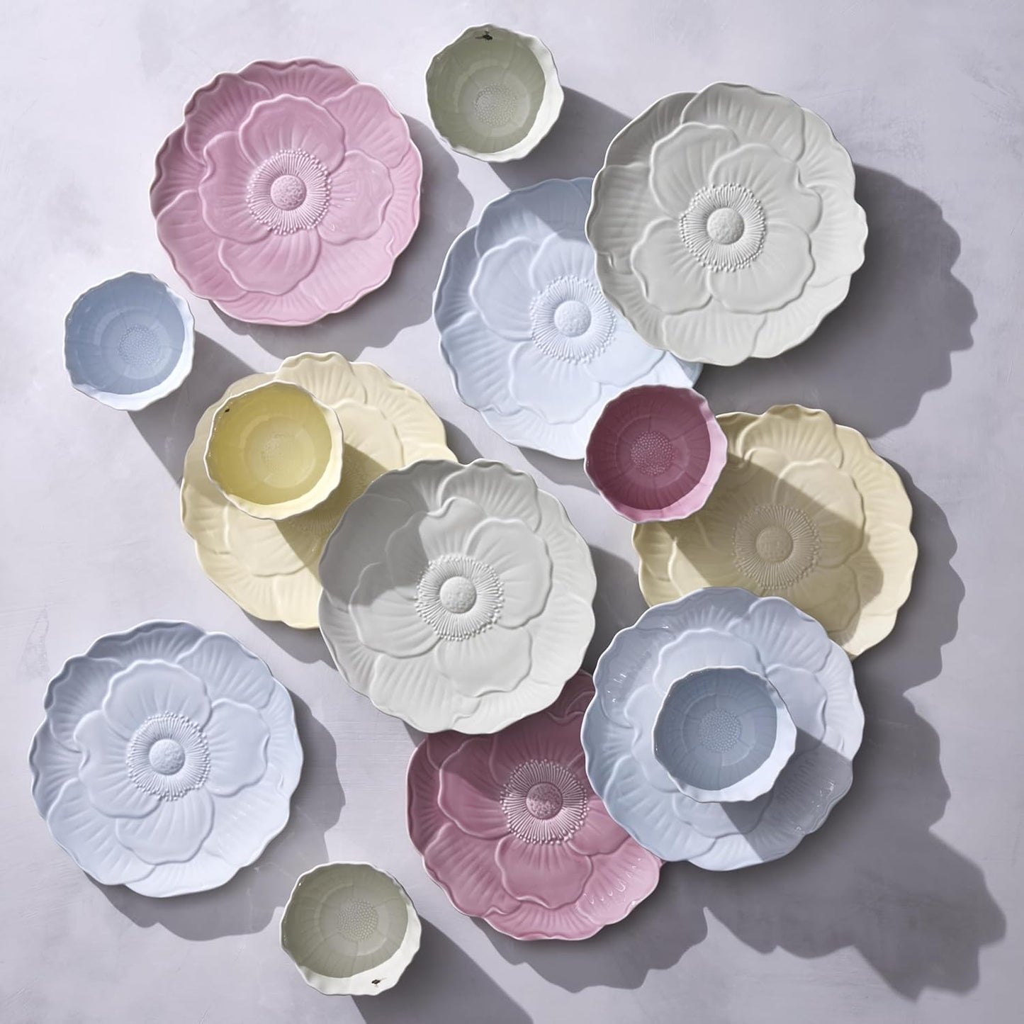 Lenox 897771 Butterfly Meadow Floral Dessert Bowls, Yellow, Set of 4