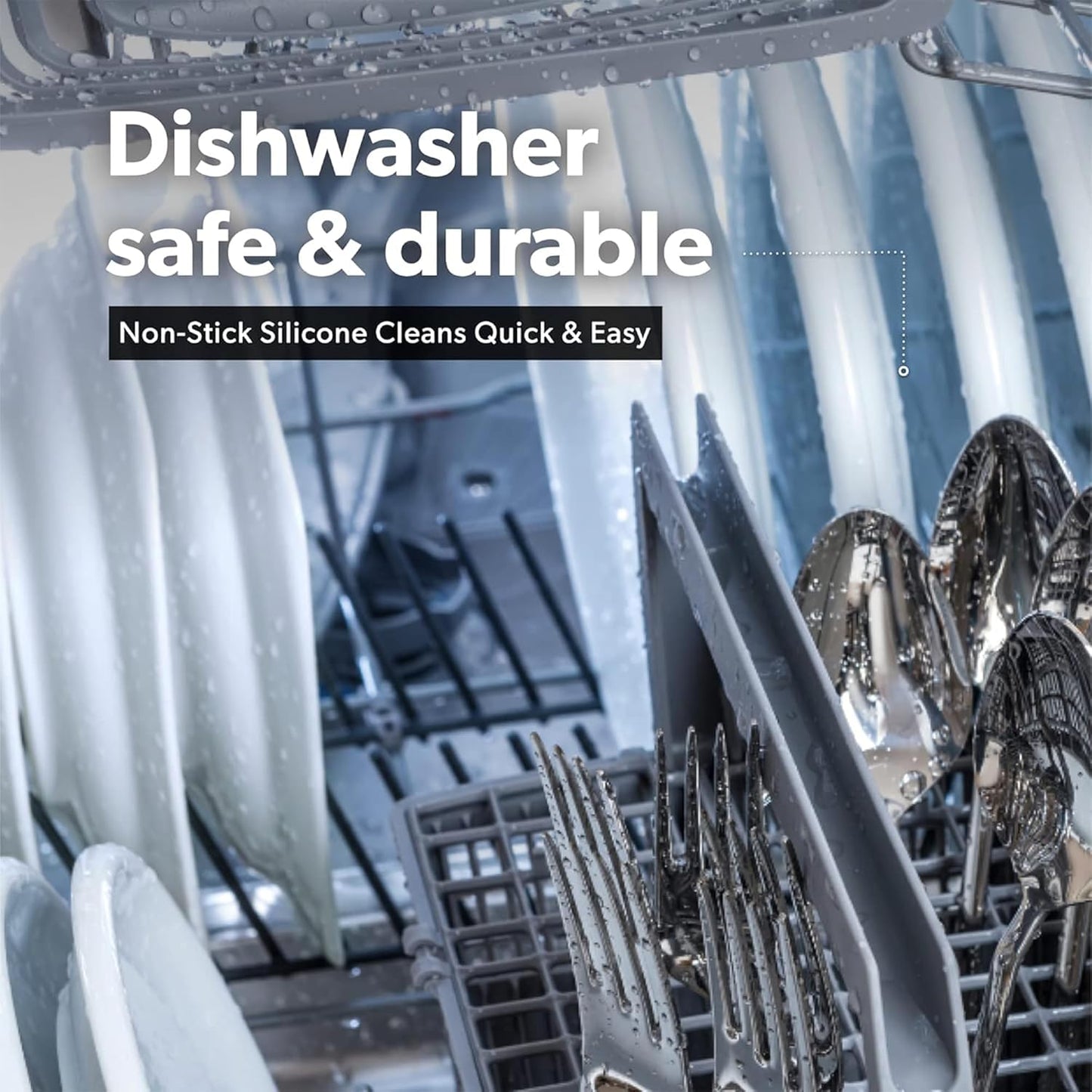 DI ORO Seamless Series 3-Piece Spoon/Ladle Set (RED)