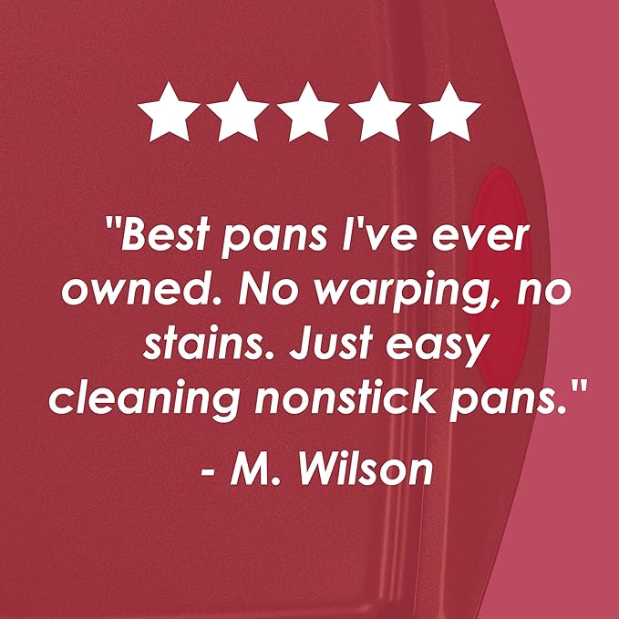 Rachael Ray 47962 Yum-o! Bakeware Oven Lovin' Nonstick Loaf Pan, 9-Inch by 5-Inch Steel Pan, Gray with Red Handles