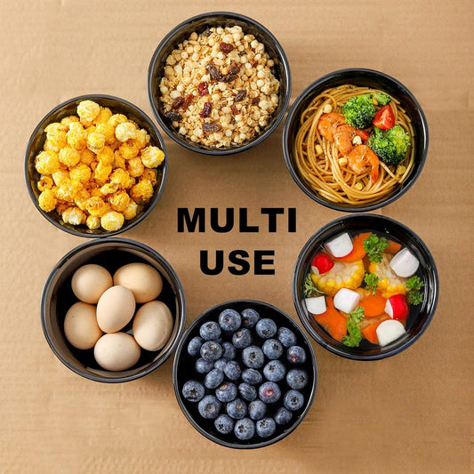 Hasense Cereal Bowl Set of 6, 20 Ounces Ceramic Soup Bowls Set for Kitchen, Suit for Cereal Soup Rice Pasta Salad Oatmeal, Microwave and Dishwasher Safe(Blue)