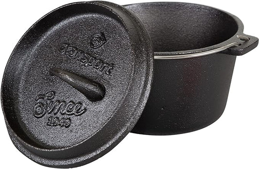 Stansport Pre-Seasoned Cast Iron Dutch Oven