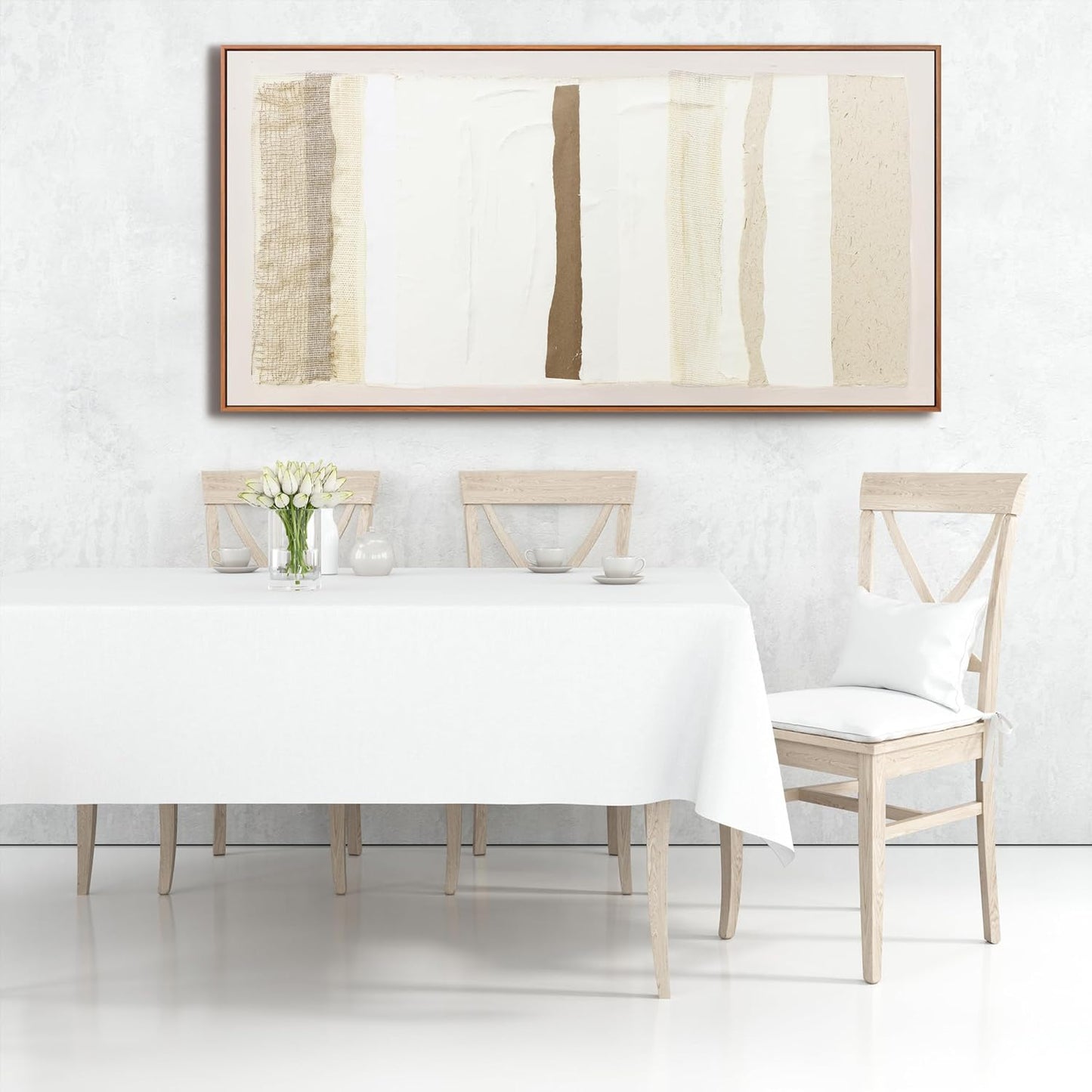 Canvas Wall Art Prints Large Wall Art Pictures for Living Room Abstrcat Canvas Art Wall Decor Framed Minimalist Boho Wall Art Decor Abstrcat Art Artwork for Walls Office Home Decor 24" X 48"