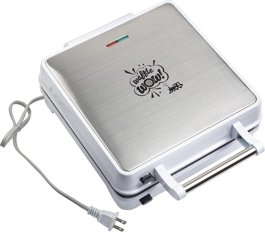 Train Set Waffle Maker – Build Track & Cargo Car Shaped Mini Waffles – Electric Non-Stick Plates, Dishwasher-Safe Removable Inserts for Kids Xmas Breakfast, Pancakes, Snacks, Family Fun Gift & Play!