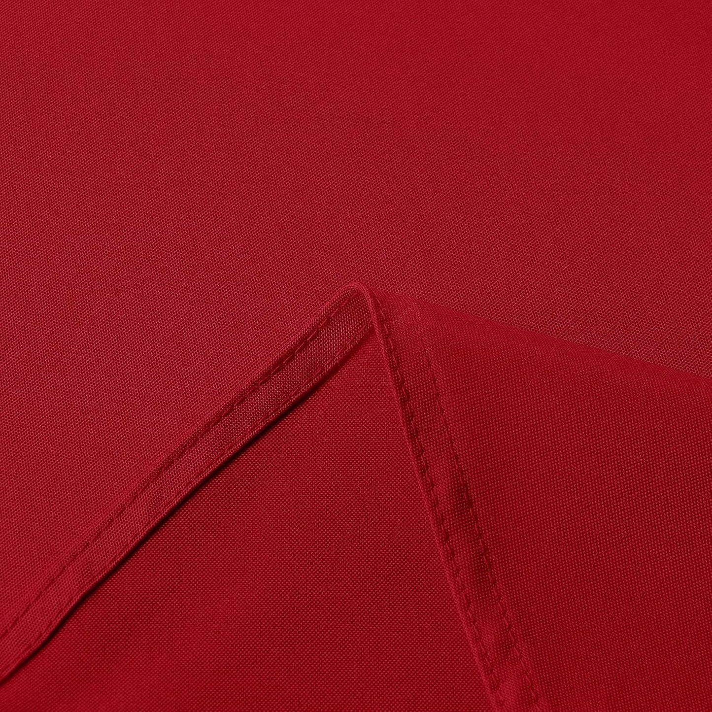 sancua Rectangle Tablecloth - 70 x 120 Inch - Stain and Wrinkle Resistant Washable Polyester Table Cloth, Decorative Fabric Table Cover for Dining Tables, Buffet Parties and Camping, Red