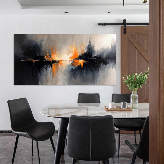 Canvas Wall Art Decor Wall Art Pictures for Living Room Black and White Wall Art Prints Abstract Canvas Art Wall Decor Modern Abstract Wall Art Artwork for Walls Bedroom Office Decor 20" X 40"