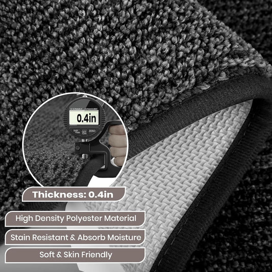 Washable Kitchen Rug 24" x 35.5" / 60cm x 90cm, Non Slip Kitchen Mat for Floor, Absorbent Indoor Entryway Rug for Laundry, Bathroom, Bedroom