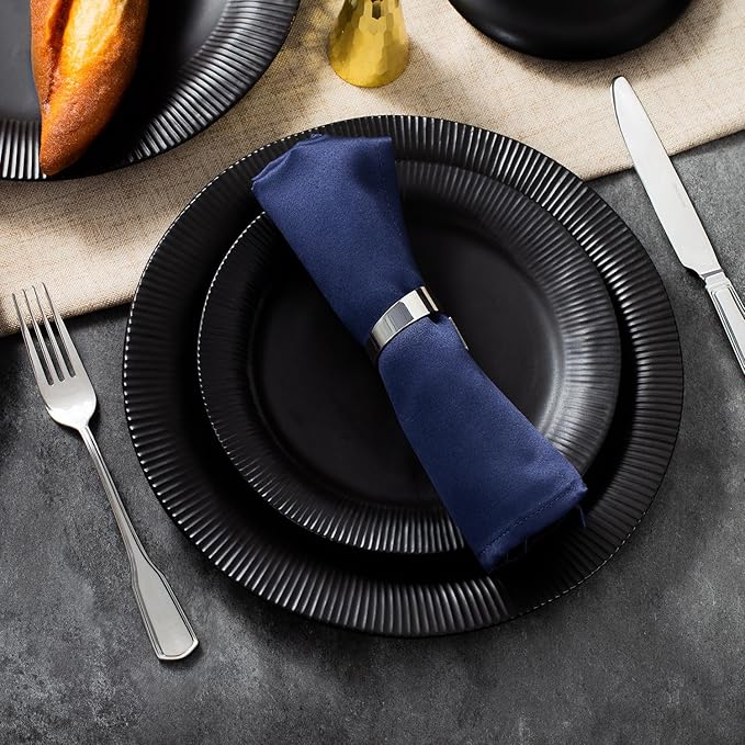 KINGSTONE 30-Piece Silverware Set, 18/10 Stainless Steel Flatware Set for 6, Tableware Cutlery Set, Utensil Sets for Home Restaurant, Mirror Finish, Dishwasher Safe