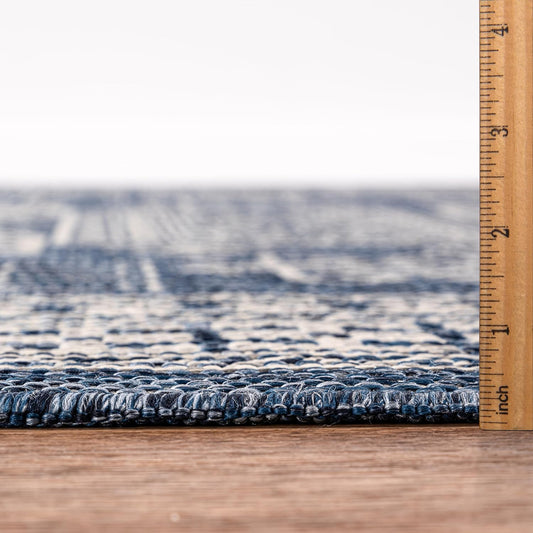 Keen Home Design Terrace Outdoor Throw Rug - 3x5 Washable Indoor/Outdoor Rug for Patio, Kitchen, Balcony, Beach, Garden, Deck and Porch, Size: 3'x5'