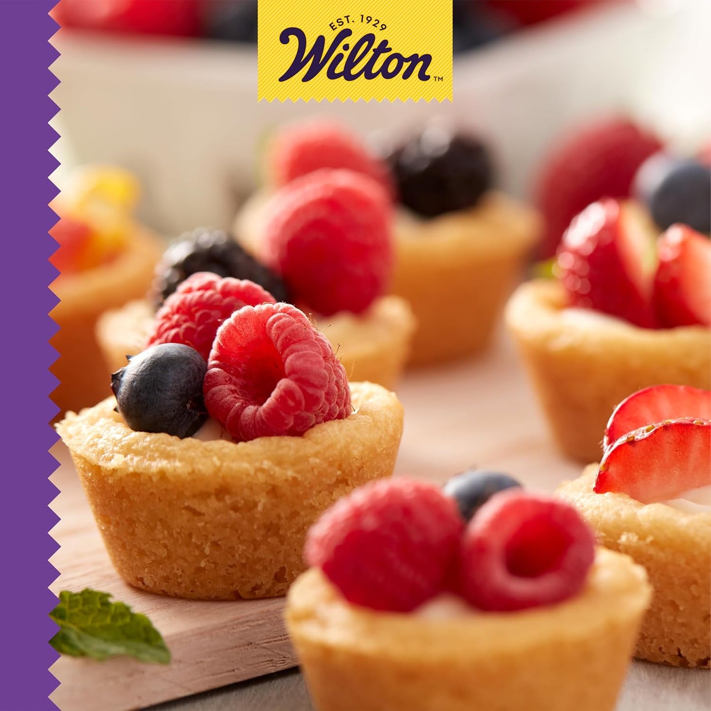 Wilton Gold Non-Stick 24-cup Muffin Pan, Stainless Steel Bakeware, Made without PFAs, 16 x 10 x 1 in., Packaging may Vary