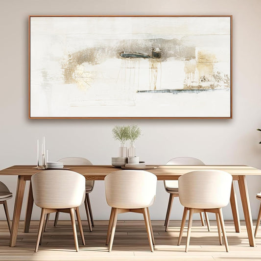 Abstract Wall Art Decor Modern Wall Canvas Decorations Framed Maximalist Home Decor Wall Art Prints Multicolor Minimalist Graffiti Large Artwork for Living Room Wall Bedroom Kitchen Office Decor 29"×58"