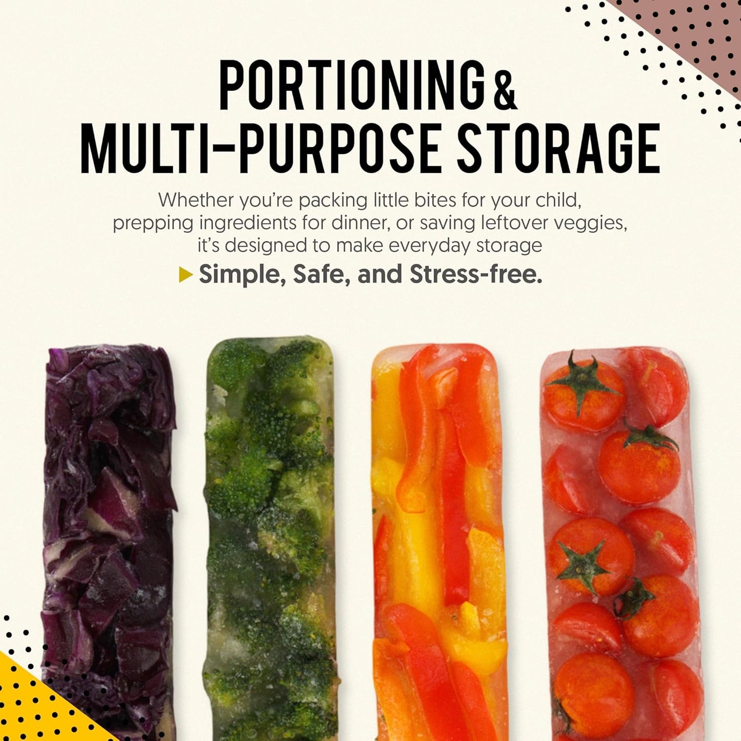 Silicone Baby Food Storage Container with Lid - 26.4oz Freezer Safe Stackable Meal Prep Containers for Baby Puree, Homemade Food & Snacks - BPA Free, Microwave & Dishwasher Safe