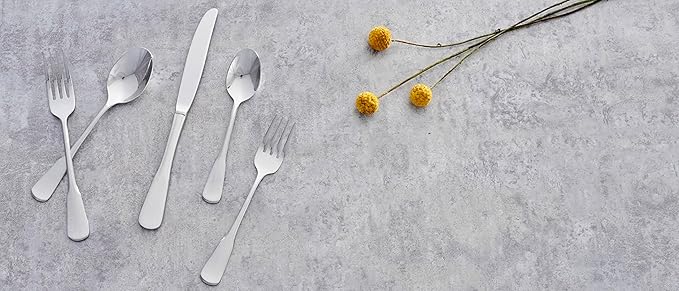 Oneida Flatware Colonial Boston Dinner Forks, Set of 4,Silver