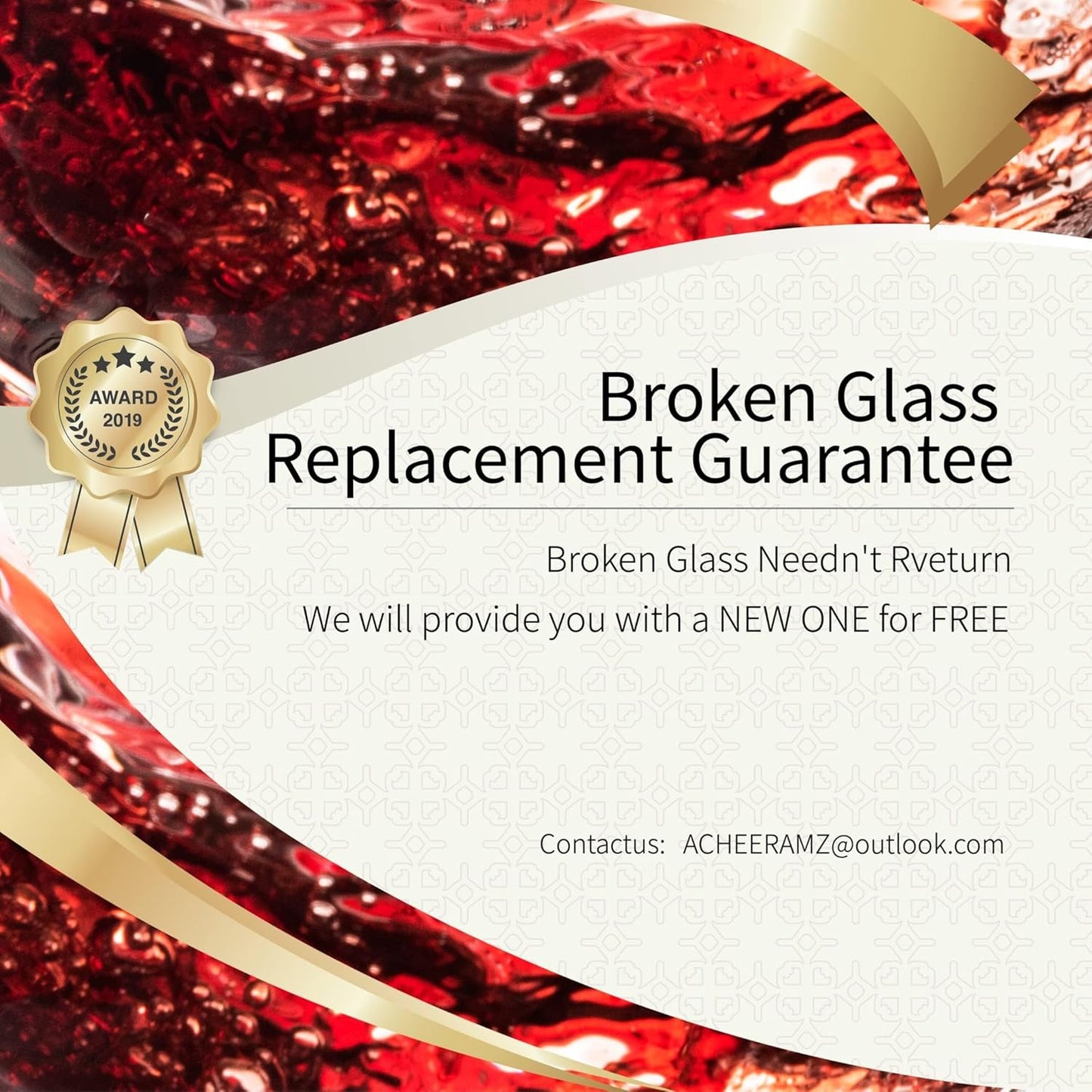 ACHEER Long Stem Crystal Bordeaux Red Wine Glasses Set of 2,Large 20 Oz, Hand Blown,Lead-Free, Clear, Crystal Wine Glass, Gift Box,-Perfect present for any Occasion,Gift for Men,Women