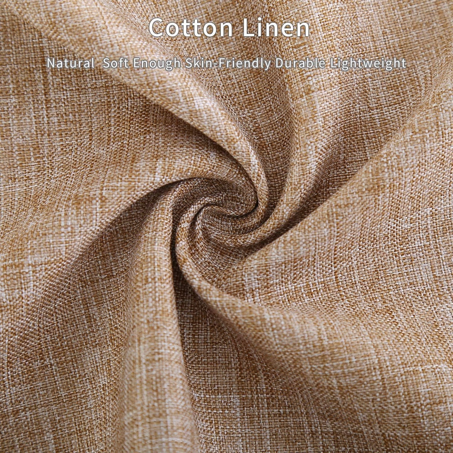 Tosewever Decorative Linen Table Runner Farmhouse Style Tabletop Collection 14 x 108 Inches Table Runners for Everyday Dining Wedding Party Holiday Home Decor (14" x 108", Light Coffee/Straight)