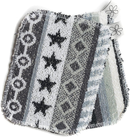 Skoy Bundle, 2-Pack Skoy Scrub, and 4-Pack Skoy Swedish Dishcloth, Reusable Cleaning Products for Kitchen and Household, Planet-Friendly, Dishwasher Safe Soft Scrub, Monochromatic Colors