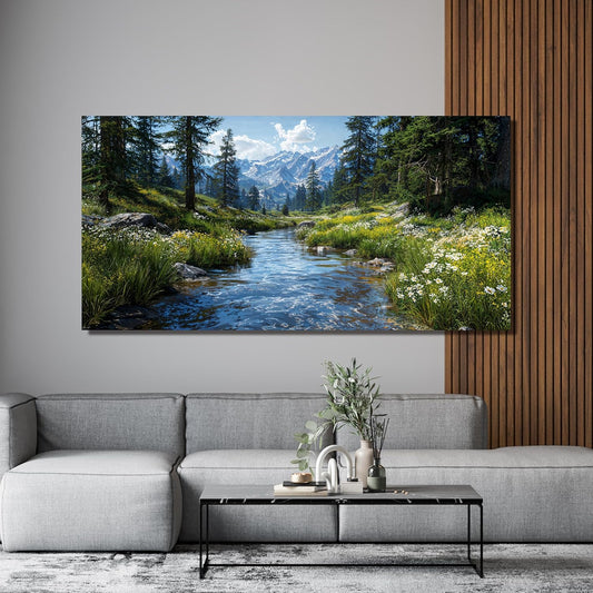 Canvas Wall Art Decor Green Nature Wall Art Prints Artwork For Walls Landscape Botanical Wall Art Decorations Canvas Art Wall Decor Modern Wall Art Pictures For Living Room Hone Office Decor 20"X 40"