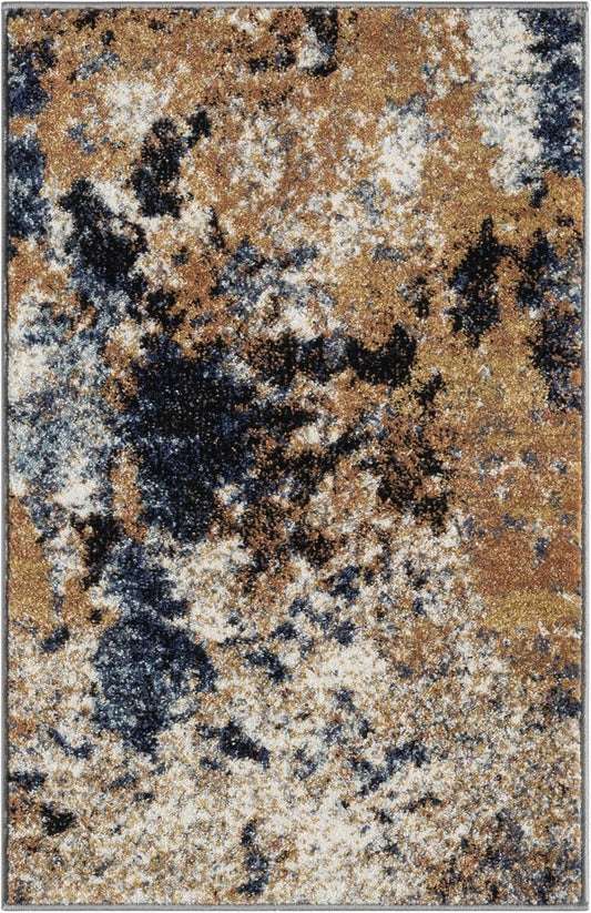 Keen Home Design Area Rugs - 2x3 Non-Shedding, Abstract Rugs for Kitchen, Living Room, Bedroom, Dining Room, Entryway - Size: 2' x 3', Multi