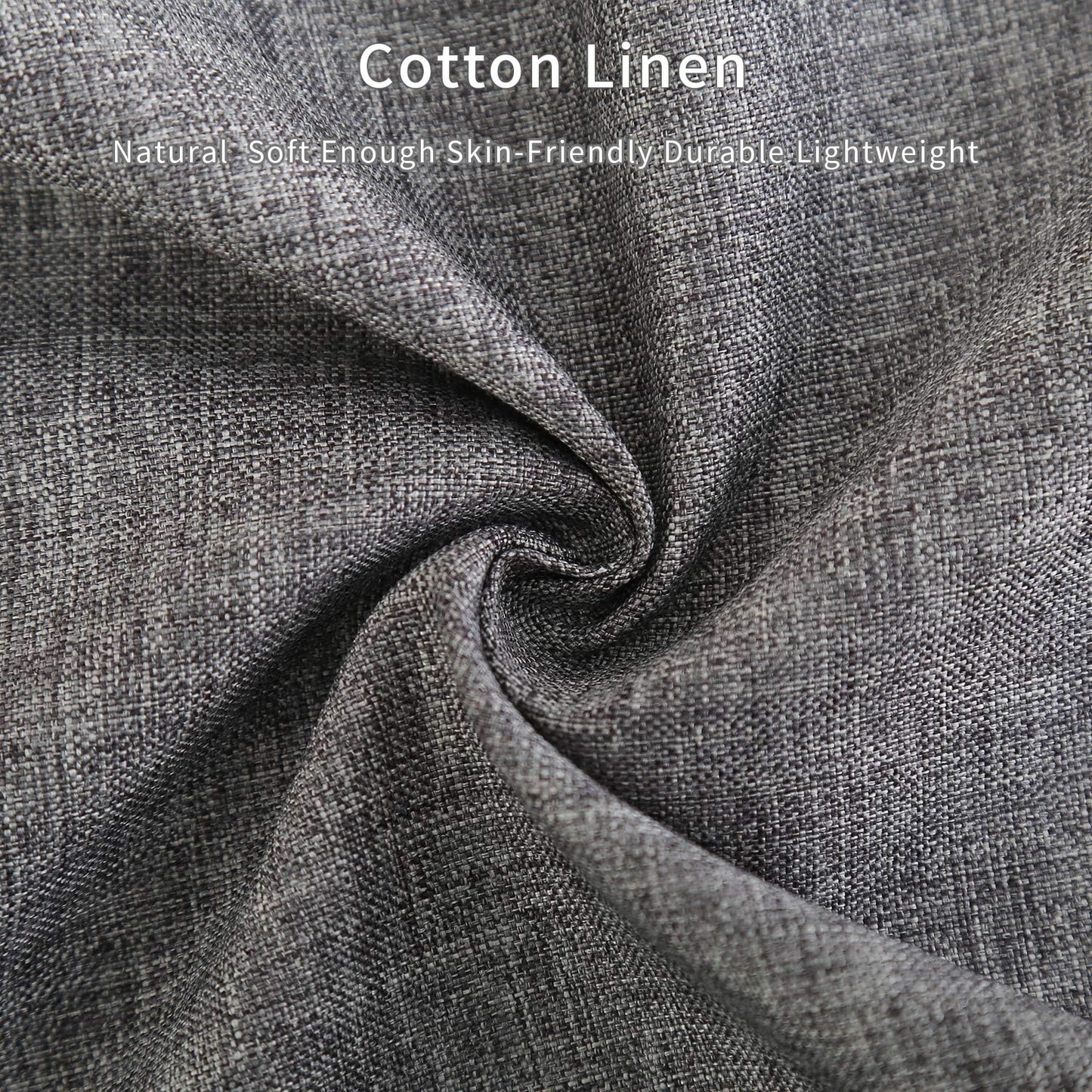 Tosewever Decorative Linen Table Runner Farmhouse Style Tabletop Collection 14 x 72 Inches Table Runners for Everyday Dining Wedding Party Holiday Home Decor (14" x 72", Grey/Straight)