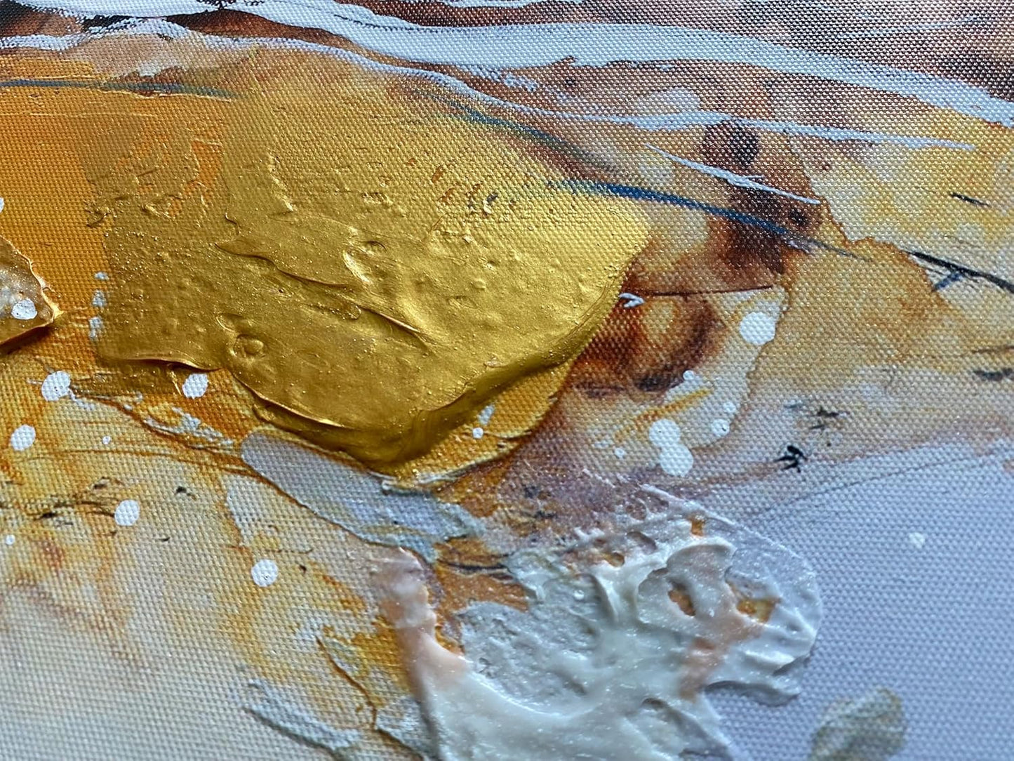 Ardemy Extra Large Abstract Wall Art Canvas for Living Room Modern Framed Wall Decor Textured White Beige Purple Painting Picture Bedroom Artwork Home Office Kitchen Dining Room, Black Wood 58"x29"