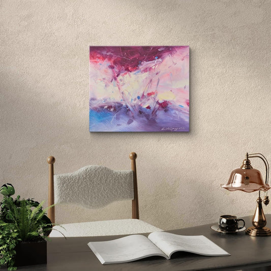 Gloliv Canvas Wall Art – Abstract Wall Decor Painting, Artist-Authorized Reproduction Canvas Prints, Modern Wall Art Decor for Living Room, Bedroom, or Office 23"x20"
