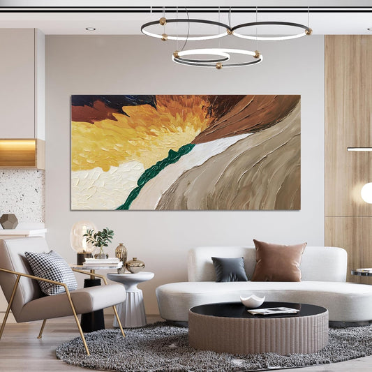 AIXMGSJS Canvas Wall Art Decor Wall Art Pictures for Living Room Canvas Art Wall Decor Abstract Colorful Wall Art Prints Modern Green Wall Art Abstract Artwork for Walls Home Office Decor 20" X 40"