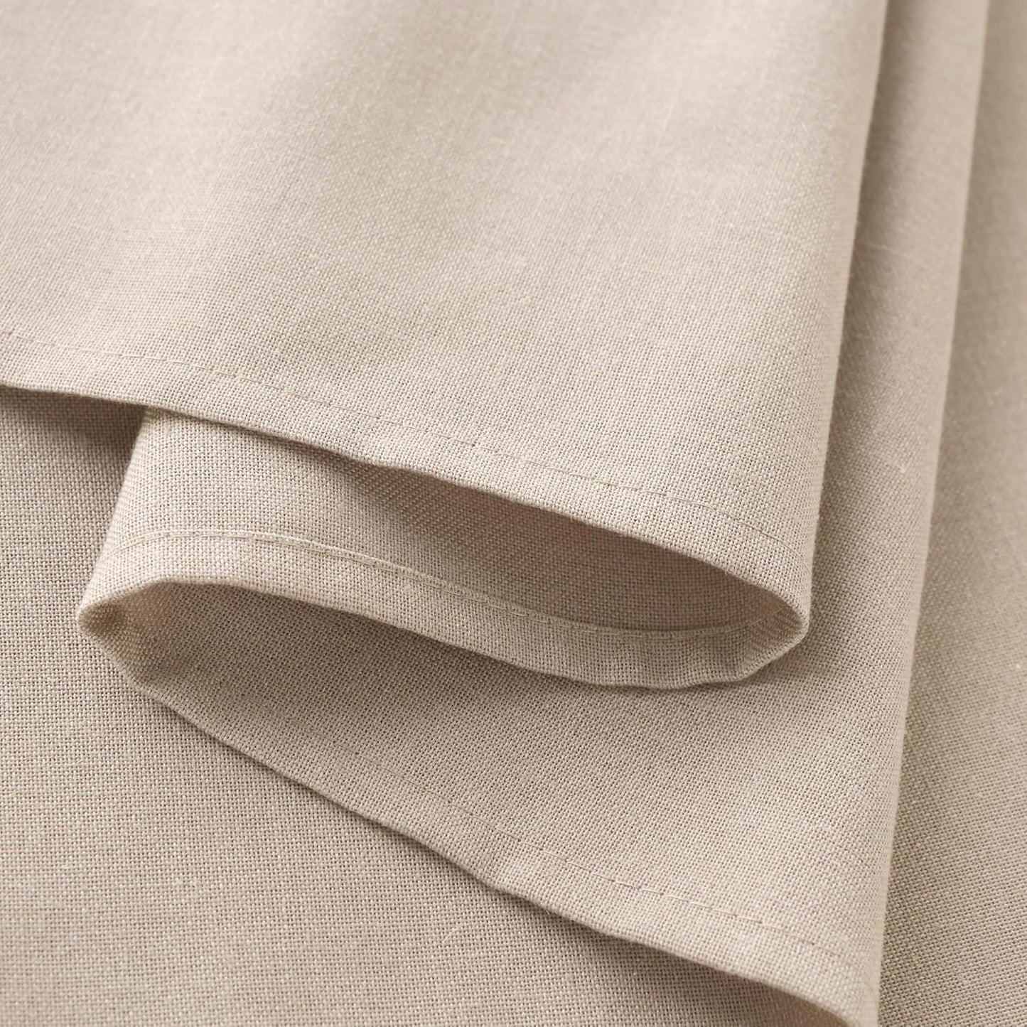 Extra Large Tablecloths for 12 Foot Tables Nature Faux Linen Fabric Table Cover for Dining Holiday Party Banquet Farmhouse Rustic Neutral Long Linen Table Cloth for Rectangle Tables 60x144 12ft