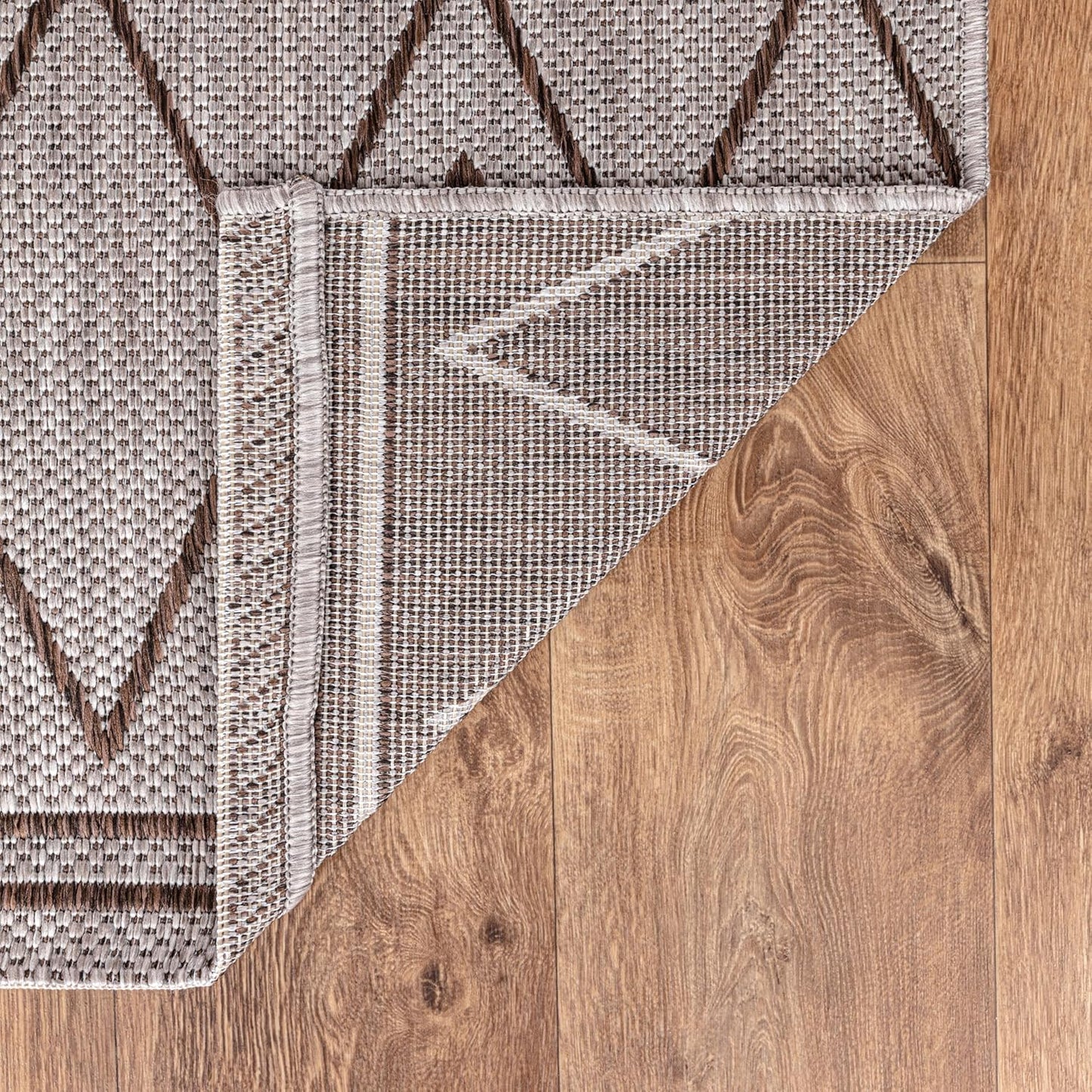 Keen Home Design Terrace Outdoor Throw Rug - 3x5 Washable Indoor/Outdoor Rug for Patio, Kitchen, Balcony, Beach, Garden, Deck and Porch, Size: 3'x5'