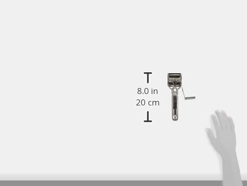 Küchenprofi Stainless Steel Single Drum Rotary Cheese Grater, for Chocolate and Nuts - Durable Stainless Steel Rotary Grater