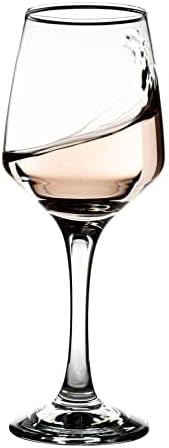 Vikko Stemmed Wine Glasses, 10.5 Oz Set of 12, Thick and Durable for Red and White Wine