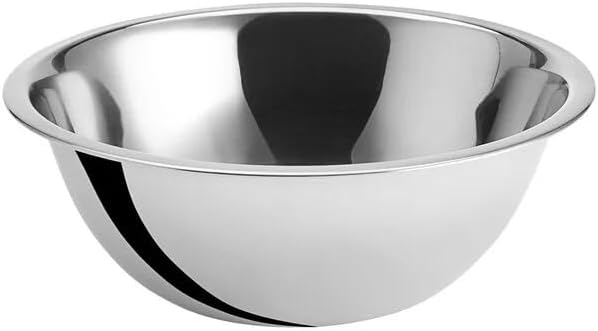 Stainless Steel 1.5 QT Mixing Bowl | Home & Commercial Quality | Flat Bottom | Cooking, Baking, Meal Prep [1PK]