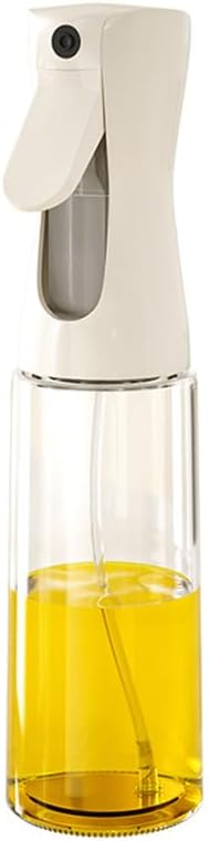 Press the fuel spray bottle,Oil Sprayer for Cooking, 220ml /7.44oz Glass Olive Oil Sprayer, Continuous Spray with Portion Control, Oil Dispenser Bottle for Kitchen, Air Fryer, Frying, Salad, Grill.
