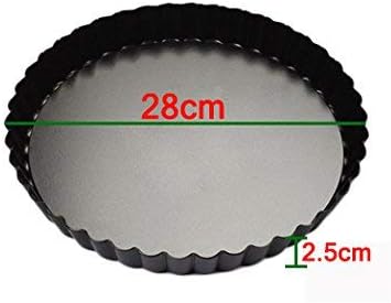 11 inch Non-Stick Loose Bottom Cake Mold Quiche Pan Chrysanthemum Pie and Cake Mould Pizza Pan