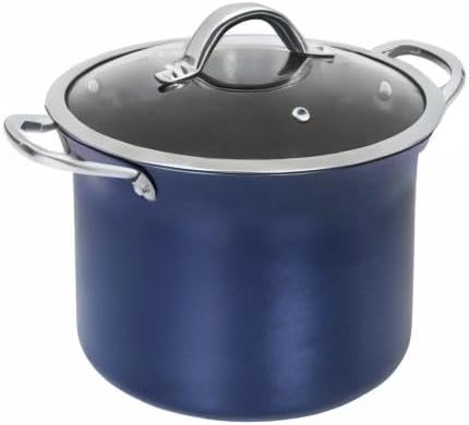 CONCORD Sapphire Nonstick 7 Quart Stock Pot Cookware Set (Induction Compatible)