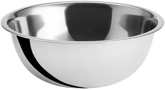 Stainless Steel 3 QT Mixing Bowl | Home & Commercial Quality | Flat Bottom | Cooking, Baking, Meal Prep [1PK]