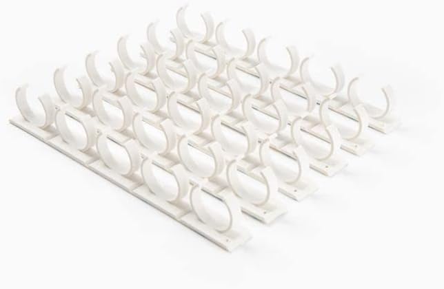 Spice Clips 30 ct Spice Clips Gripper Organizer Holds 30 Spice Jars - Pantry and Inside Cabinet Organization 3M Adhesive Spice Rack