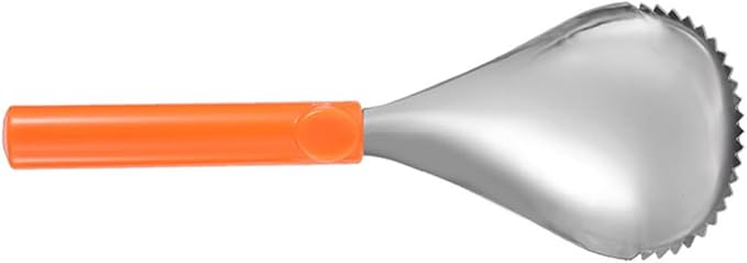 Serrated Spoon Fruit Corer Serrated Edge Fruit Scraper Pumpkin Core Remover Scoop Pumpkin Pulp Separator Pear Pitter Fruit Vegetable Corer for Home Kitchen Pumpkin Corer Scooper