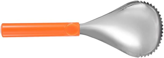 Serrated Spoon Fruit Corer Serrated Edge Fruit Scraper Pumpkin Core Remover Scoop Pumpkin Pulp Separator Pear Pitter Fruit Vegetable Corer for Home Kitchen Pumpkin Corer Scooper