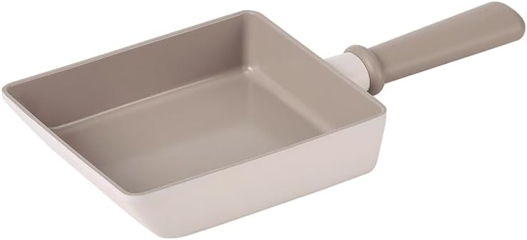 Chou Chou Kitchen Nonstick 6-Inch Rectangle Tamagoyaki Egg Roll Pan with Handle, Japanese Omelette Frying Skillet, Induction Compatible Cookware, Cooking Tamago Pan, Made in Korea (15cm)