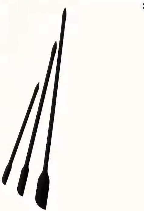 3-Piece Mini Silicone Spatula Set - Heat Resistant, Small & Large for Jars, Bottles, Kitchen - Cooking, Baking, Makeup