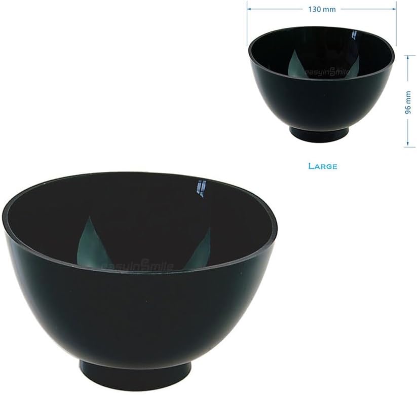 DENTIMICA Dental Lab Rubber Impression Mixing Alginate Bowl Flexible Durable Silicone Mixing Bowl for Alginate, Plaster Materials (L)